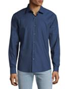 Men's Slim-fit Wear-it-out Texture Solid