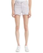 Frayed Mid-rise Cutoff