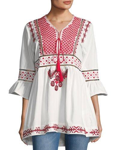 Dorothea Embroidered Blouse