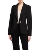 Gala Double Luxe Crystal-button Jacket