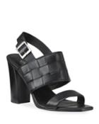 Maison Woven Leather Slingback