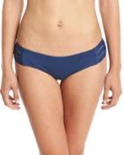 Emelia Solid Triple-strap Swim Bikini Bottom