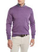 Men's Wool/silk Pullover Crewneck