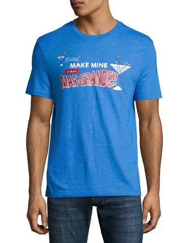 Mar-grande Short-sleeve Knit Tee, Blue