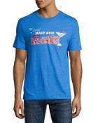 Mar-grande Short-sleeve Knit Tee, Blue