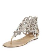 Crystal Laser-cut Flat Thong