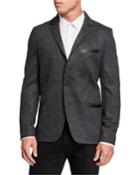 Men's Wool-blend Tape Blazer