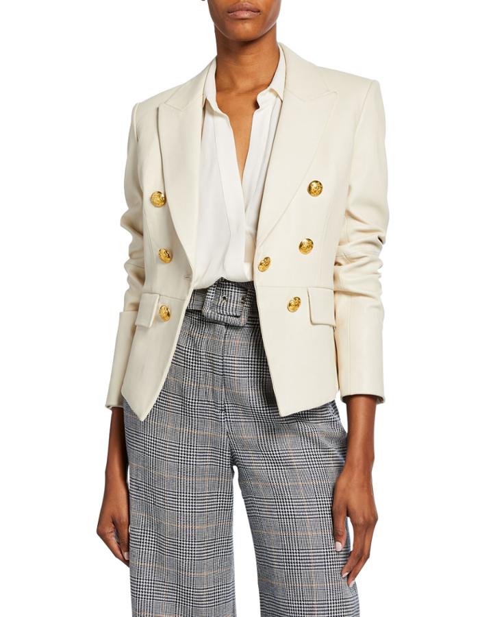 Cooke Leather Double Breasted Jacket