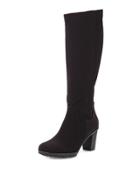 Robena High-heel Knee Boot, Black