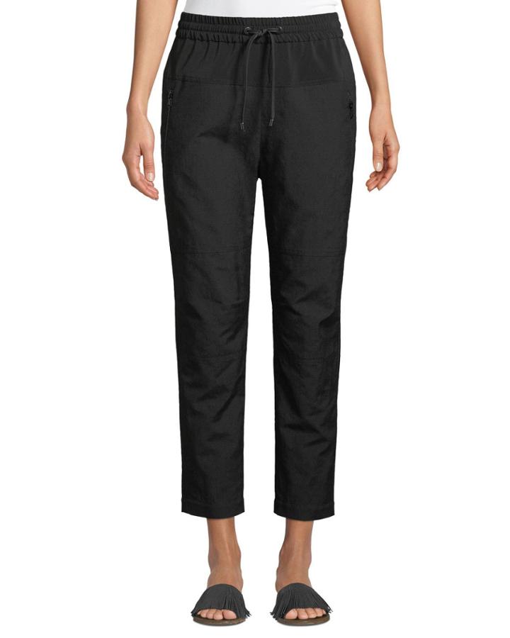 Pull-on Wool-linen Cloth Jogger Pants