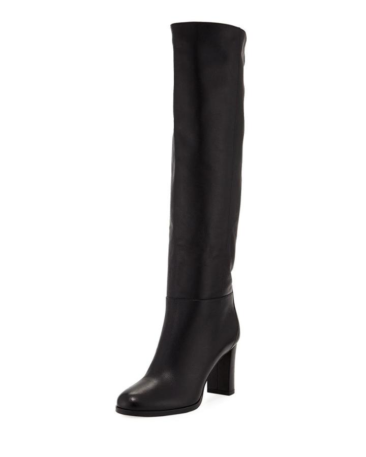 Madalie 80mm Leather Knee Boot