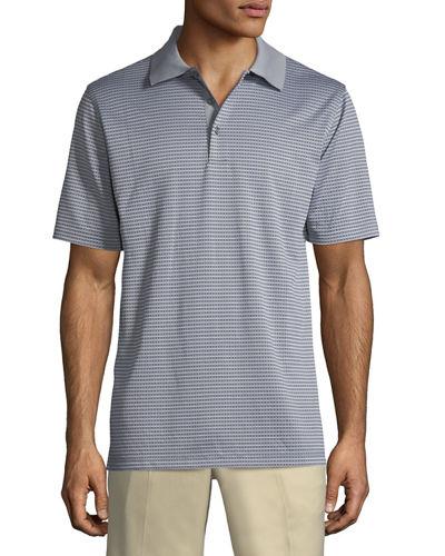 Xh2o Staten Micro-grid Jacquard Polo
