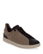 Joe Papa Mixed Leather Low-top