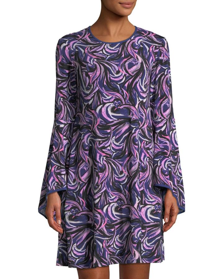 Bell-sleeve Trapeze