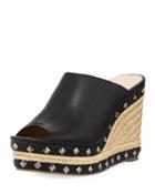 Lisbon Studded Espadrille Wedge