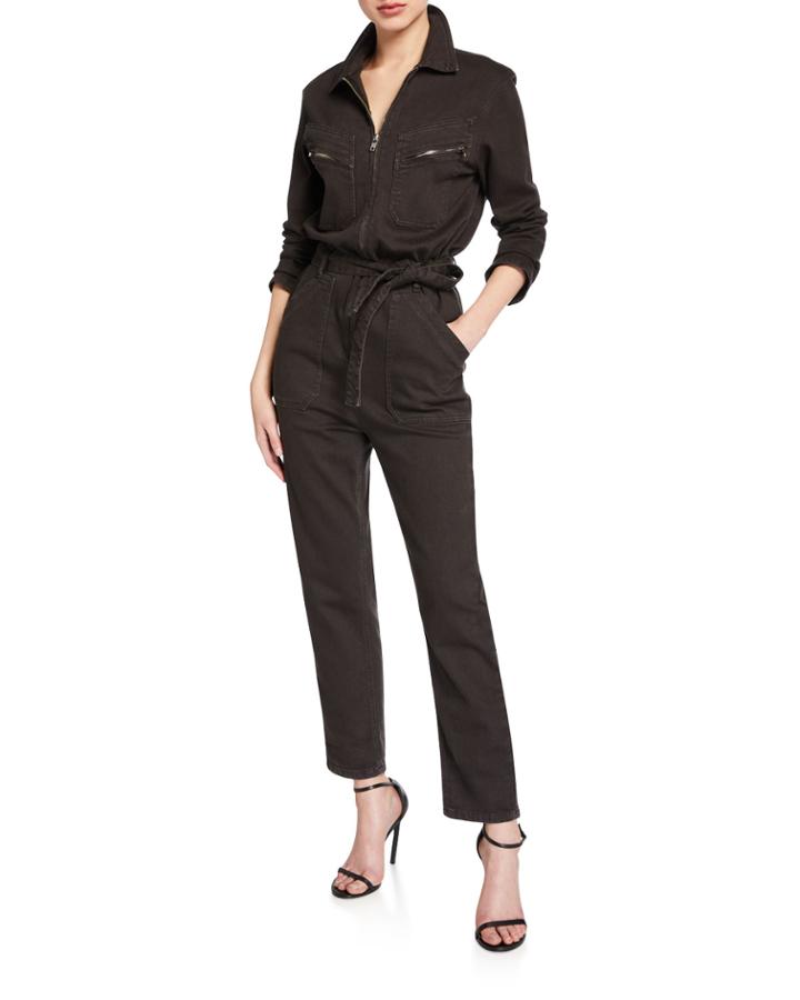 Flories Cotton Utility Jumpsuit