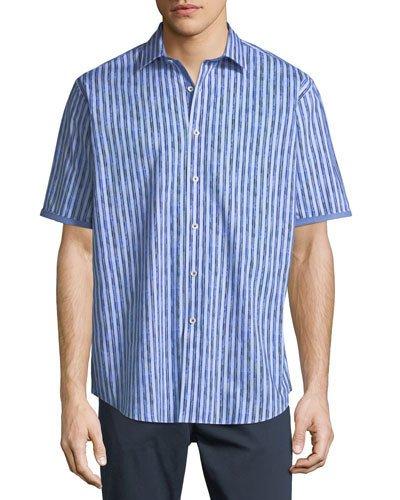 Classic-fit Short-sleeve Striped