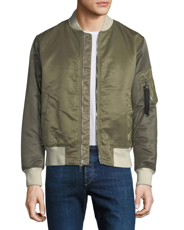 Men's Manston Colorblock Bomber Jacket