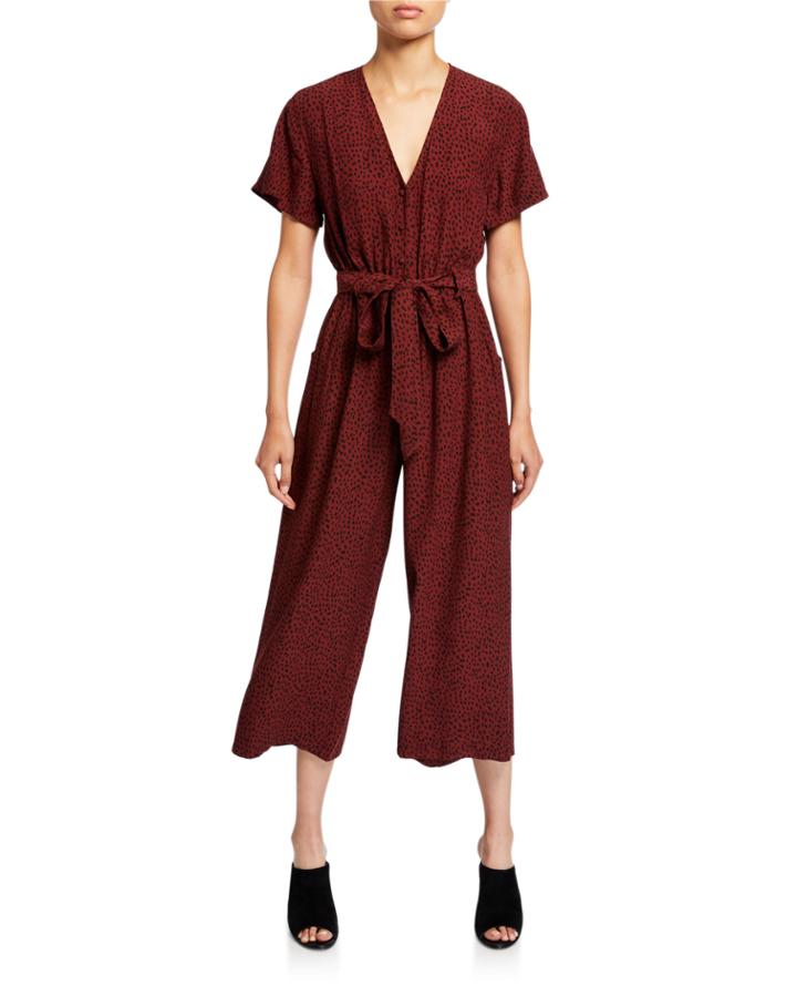 Jet Animal-print Jumpsuit