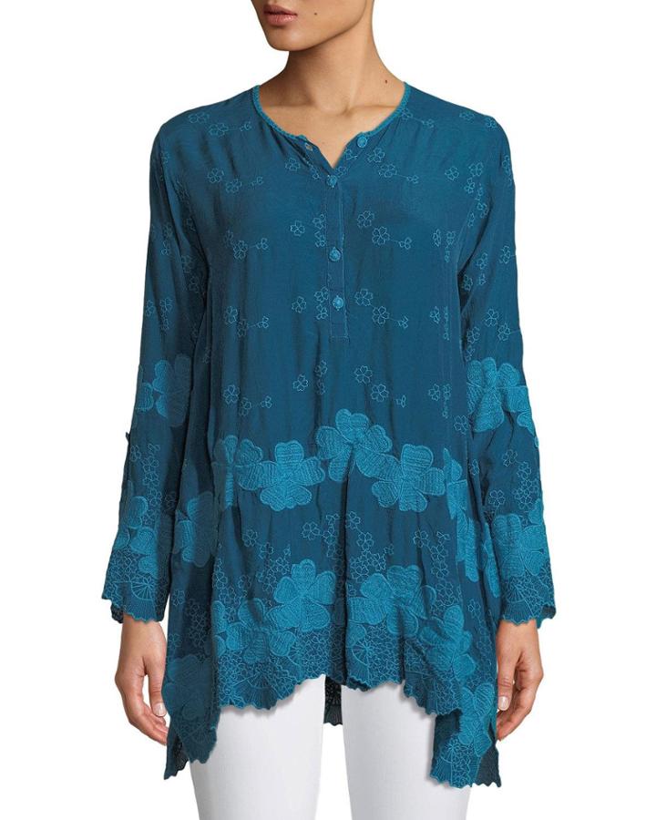 Plus Size Fanya Rayon Georgette Tunic