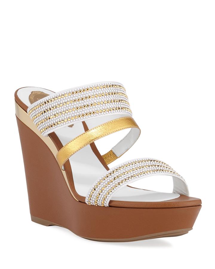 Triple-strap Wedge