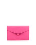 Royce Leather Leather Fold-out Toiletry Bag, Wildberry