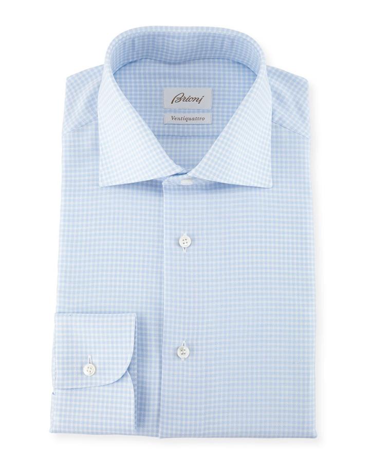 Ventiquattro Gingham Cotton Dress