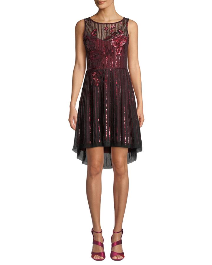 Abba High-low Sleeveless Dress W/