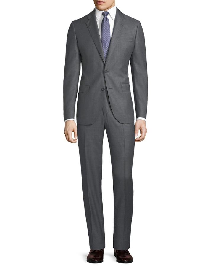 Micro-dotted Two-piece Wool
