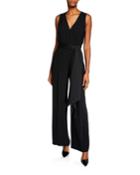 Tigerlily Sash-tie Wide-leg Jumpsuit