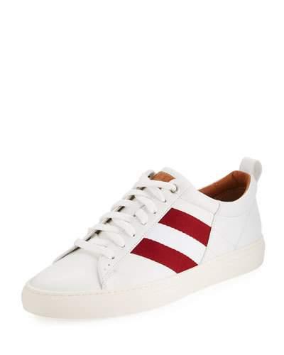 Striped Leather Platform
