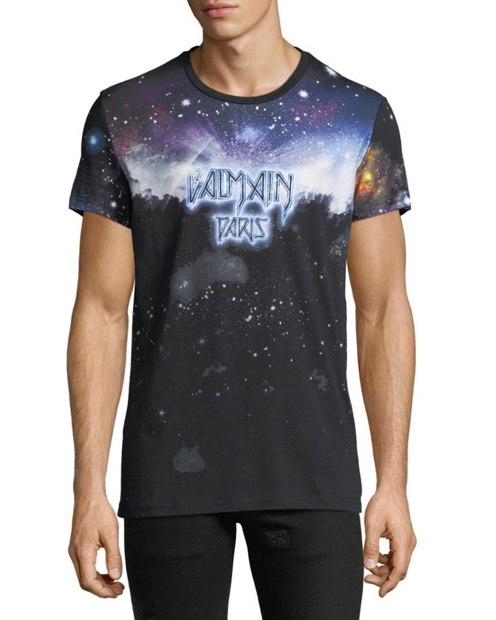 Men's Galaxy-print T-shirt