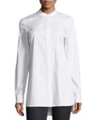 Brayden Floral-embroidered Poplin Blouse