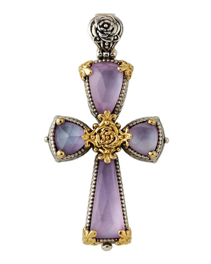 Doublet Cross Pendant