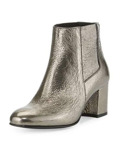 Xolani Metallic Ankle Boot, Rutenio