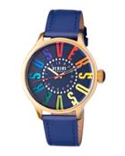 44mm City Watch W/ Leather