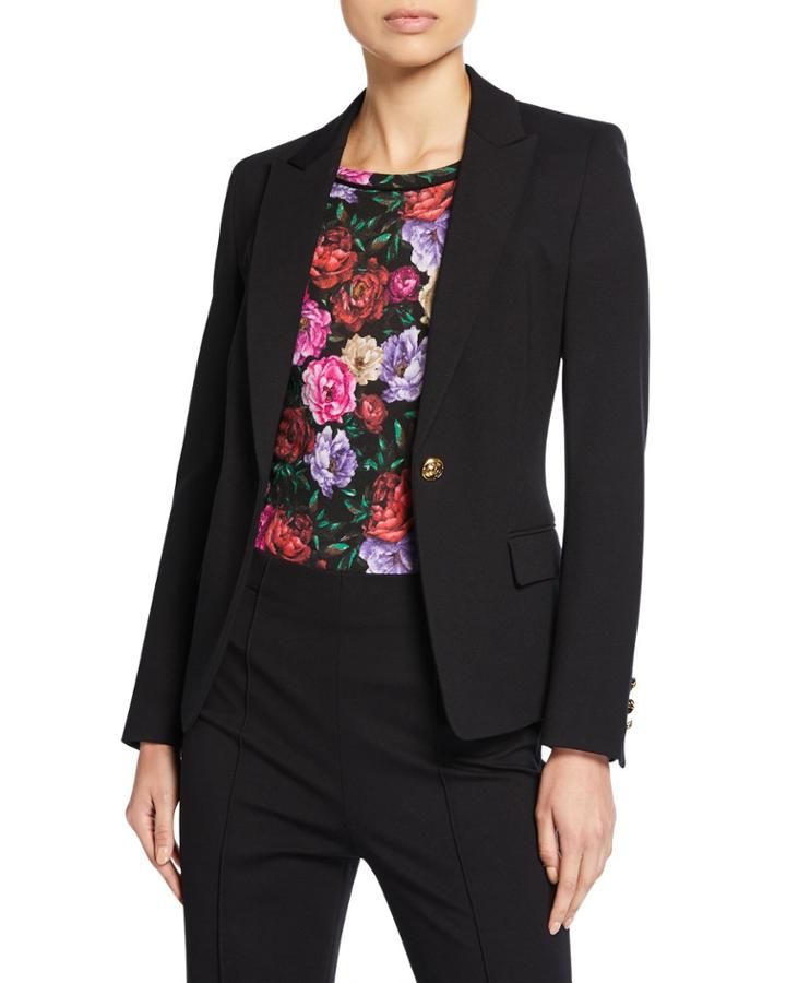 Brikenanis Jersey One-button Blazer Jacket
