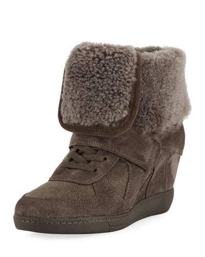 Brendy Fur-lined Wedge
