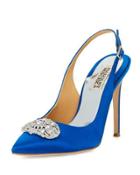 Sansa Crystal Slingback Pump, Royal