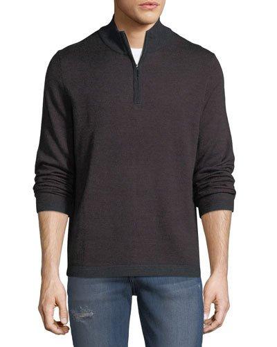 Wool-blend Half-zip
