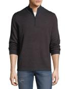 Wool-blend Half-zip