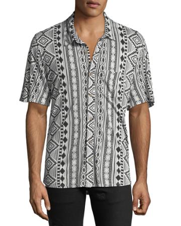 Men's Ikat Short-sleeve