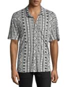 Men's Ikat Short-sleeve