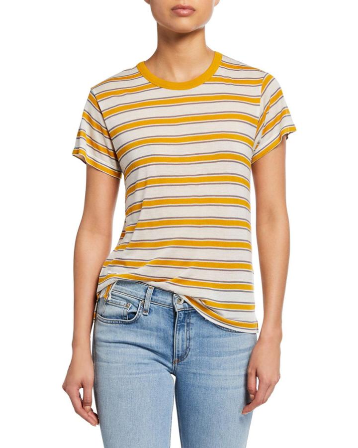 Avery Striped Short-sleeve Tee