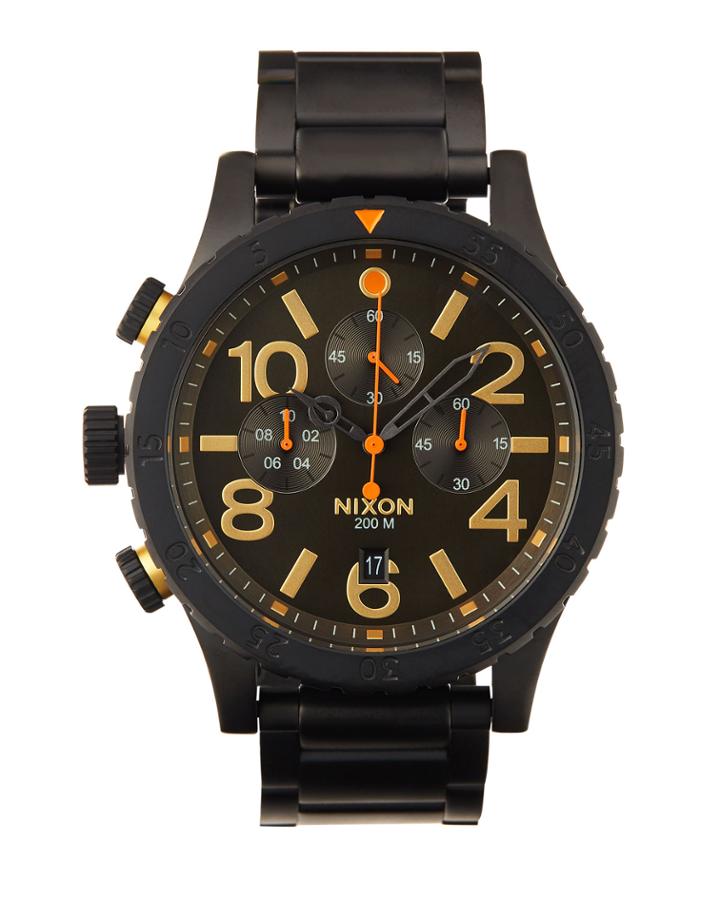 48-20 Chrono Bracelet Watch, Black