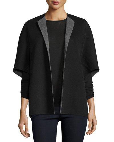 Double-face Cashmere Cocoon Jacket