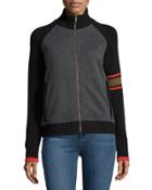 Bomber-style Zip-front