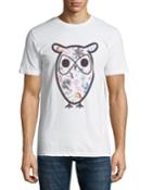 Men's Big Owl Concept Print T-shirt