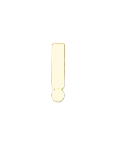 14k Gold-plated Exclamation Point Charm