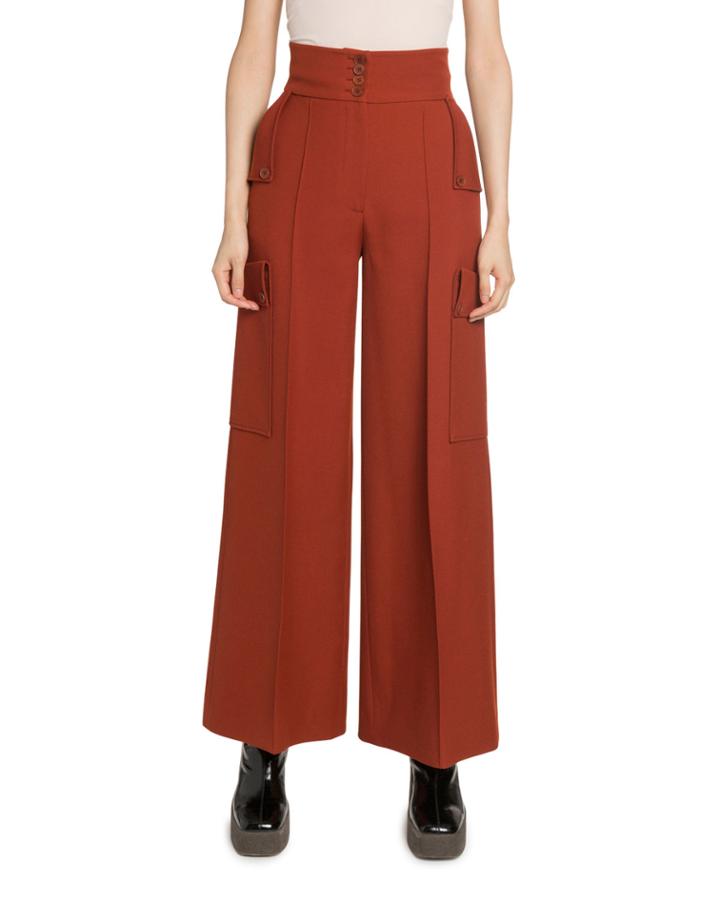 High-rise Cargo Pants